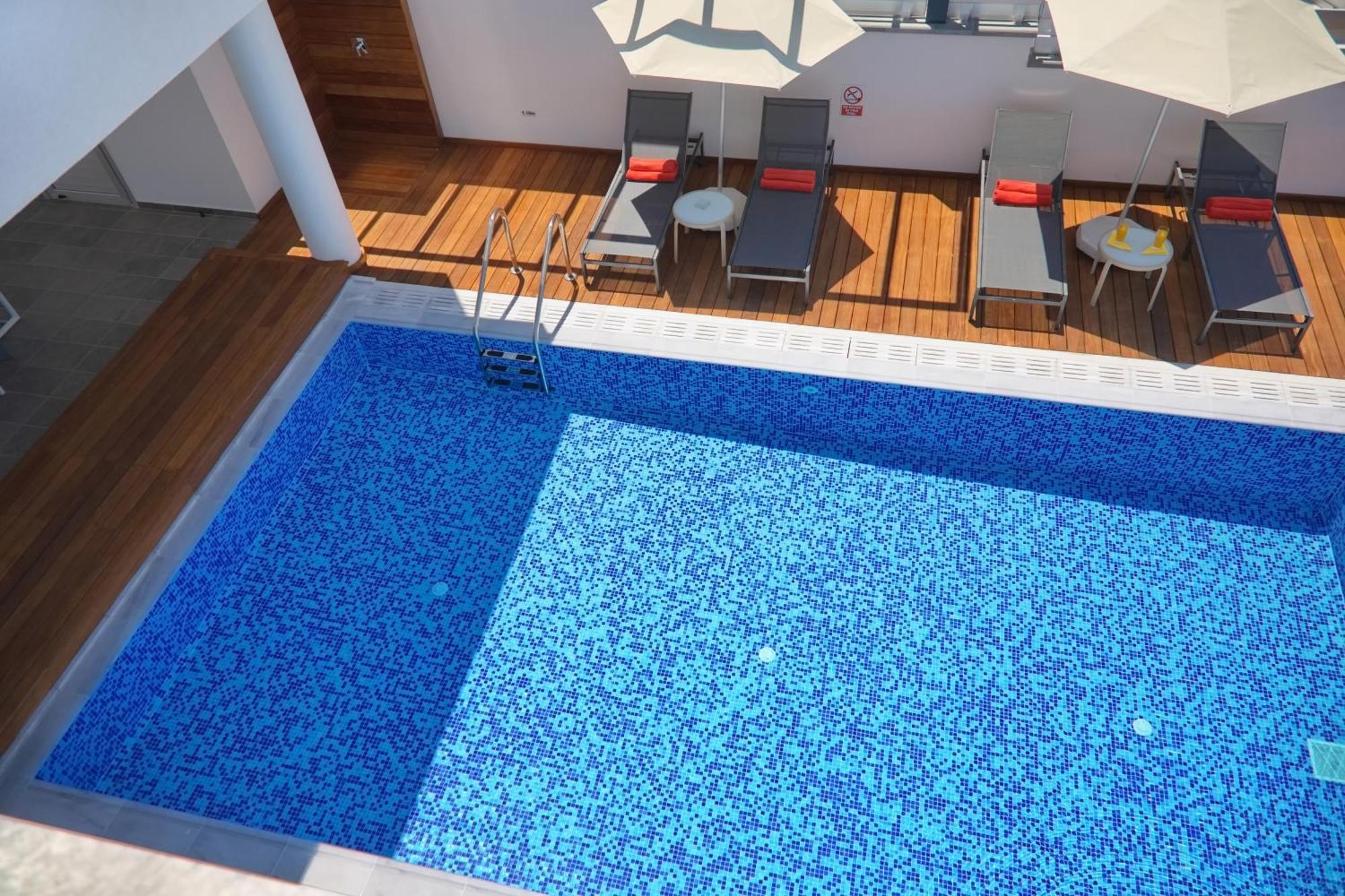 Seaview Luxury Villa Jacuzzi & Pool! 2 Min Beach Πρωταράς Εξωτερικό φωτογραφία