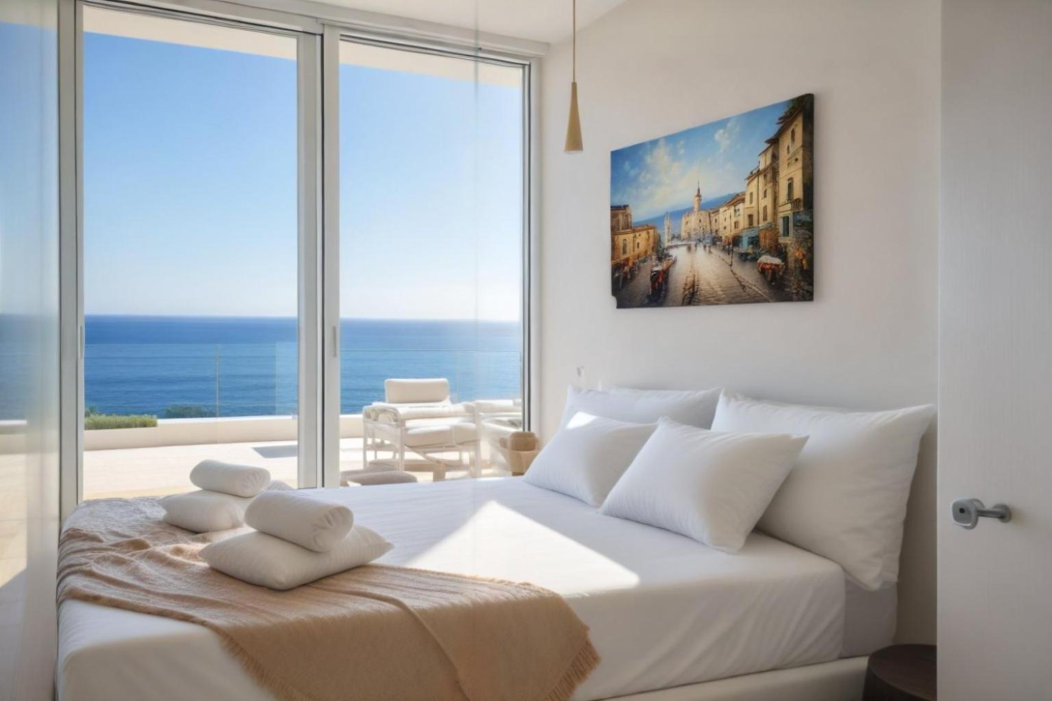Seaview Luxury Villa Jacuzzi & Pool! 2 Min Beach Πρωταράς Εξωτερικό φωτογραφία