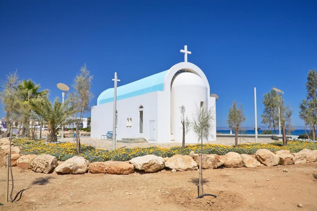Seaview Luxury Villa Jacuzzi & Pool! 2 Min Beach Πρωταράς Εξωτερικό φωτογραφία